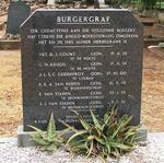 10. Burgher grave - soldiers that died in the Anglo Boer war and reinterred here in 1985.