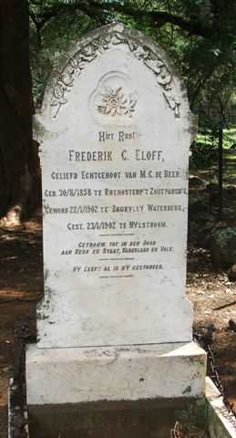 ELOFF Frederik C. 1858-1902