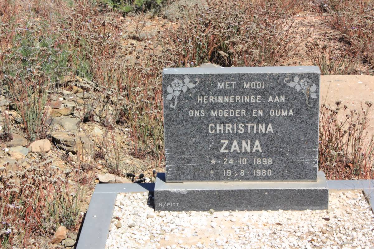 ZANA Christina 1898-1980