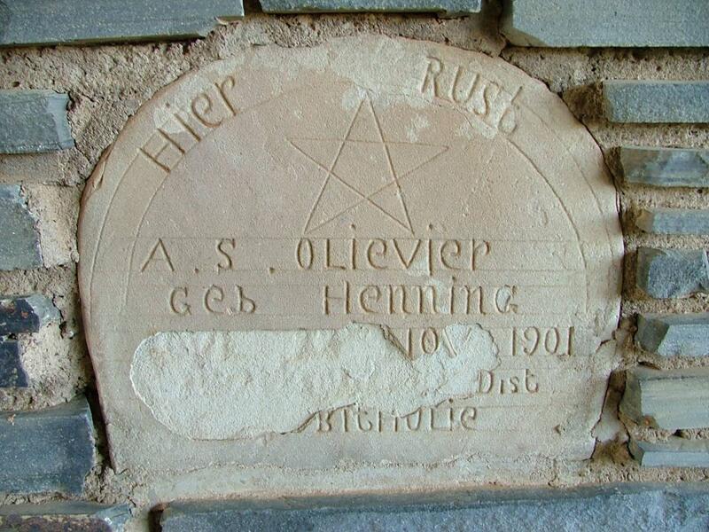 OLIEVIER A.S. nee HENNING -1901