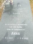 ROUX Dawie 1921-1978 & Anna 1927-2005