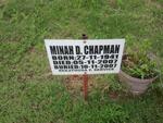 CHAPMAN Minah D. 1941-2007