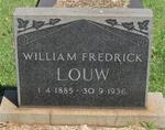 LOUW William Fredrick 1885-1936