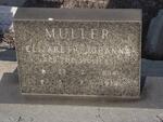 MULLER Elizabeth Johanna nee DE VILLIERS 1894-1974