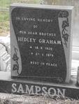 SAMPSON Hedley Graham 1929-1978