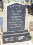 CHAMBERLAIN Ethel Robina Faithful nee HARRISON 1892-1964