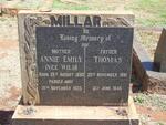 MILLAR Thomas 1881-1946 & Annie Emily WILD 1890-1933