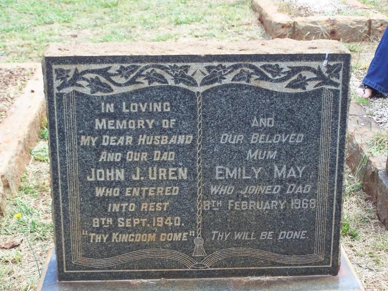 UREN John J. -1940 & Emily May -1968