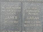 BEAVAN James -1957 & Sarah 1880-1970