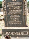 BLACKSTOCK John Kerr -1943 & Jane Ann -1953