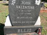 ELLIS John Valentine 1961-1982
