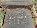 LOGGERENBERG Helga Marlene, van 1920-1982