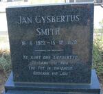 SMITH Jan Gysbertus 1923-1972