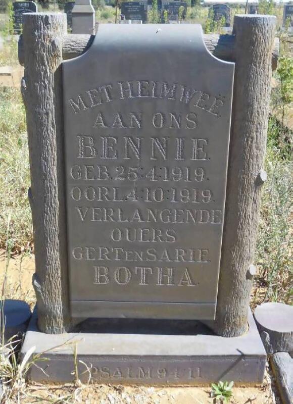 BOTHA Bennie 1919-1919