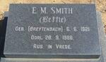 SMITH E.M. nee BREYTENBACH 1921-1986