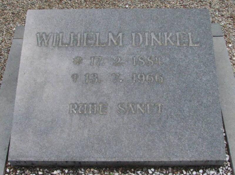 DINKEL Wilhelm 1884-1966