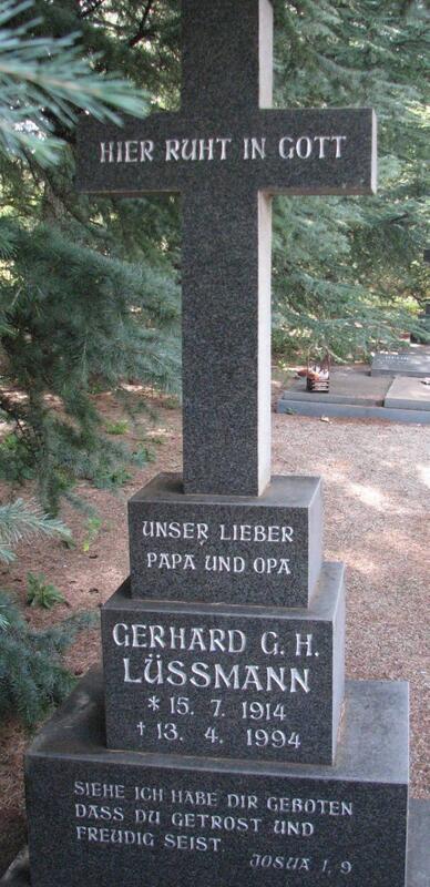 LÜSSMANN Gerhard G.H. 1914-1994