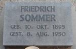 SOMMER Friedrich 1895-1950