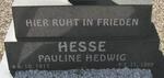 HESSE Pauline Hedwig 1917-1999