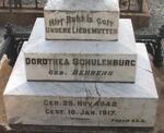 SCHULENBURG Dorothea nee BEHRENS 1842-1917