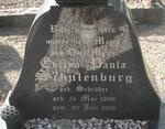 SCHULENBURG Evelyn Paula nee SCHRÖDER 1906-2001