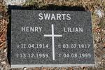SWARTS Henry 1914-1959 & Lilian 1917-1995