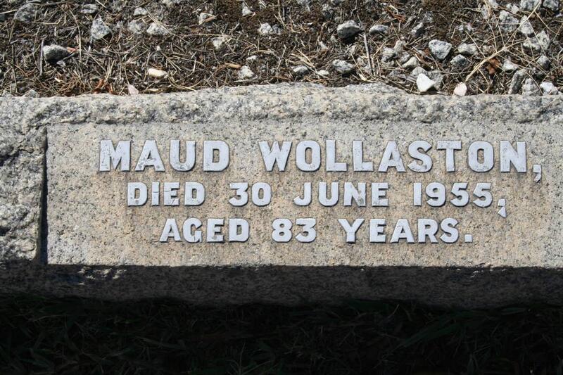 WOLLASTON Maud -1955
