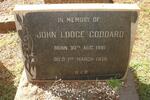 GODDARD John Lodge 1881-1970