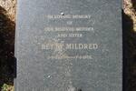 MILDRED Betty 1921-1976