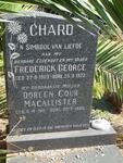CHARD Frederick George 1903-1972 & Doreen Cour Macallister 1911-1985