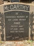 McCARTHY Annie -1960