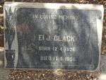 CLACK E.J. 1926-1956