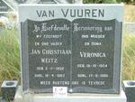VUUREN Jan Christiaan Weitz, van 1932-1983 & Veronica 1934-1995