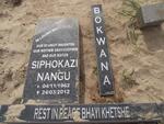 BOKWANA Siphokazi Nangu 1962-2012