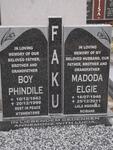 FAKU Boy Phindile 1943-1999 :: FAKU Madoda Elgie 1946-2011