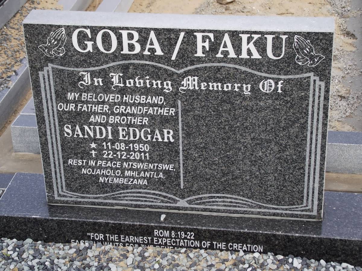 GOBAFAKU Sandi Edgar 1950-2011