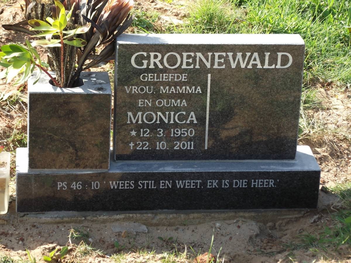 GROENEWALD Monica 1950-2011