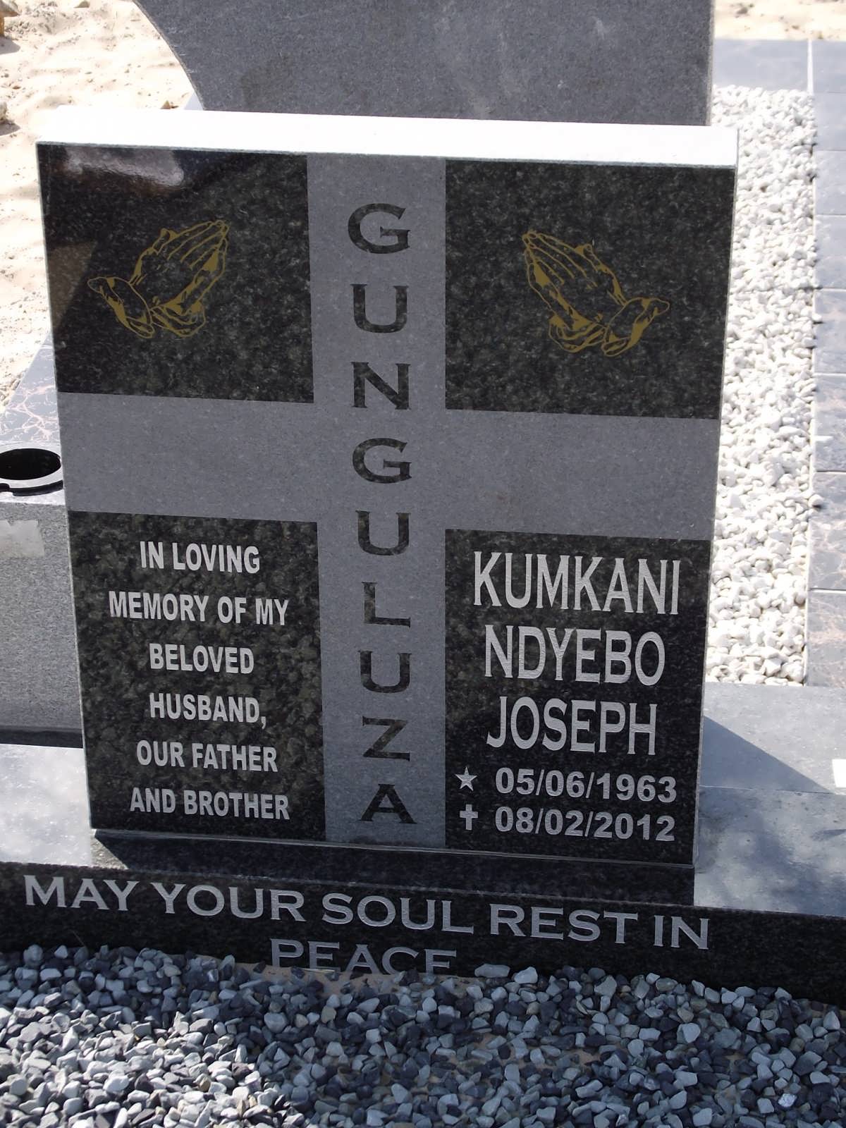 GUNGULUZA Kumkani Ndyebo Joseph 1963-2012