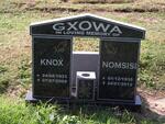 GXOWA Khalangani Knox 1933-2009 & Nomsisi 1935-2012