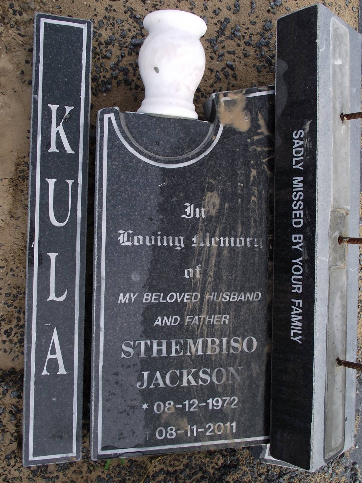 KULA Sthembiso Jackson 1972-2011