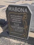 MABONA Olga Nontobeko 1940-2011