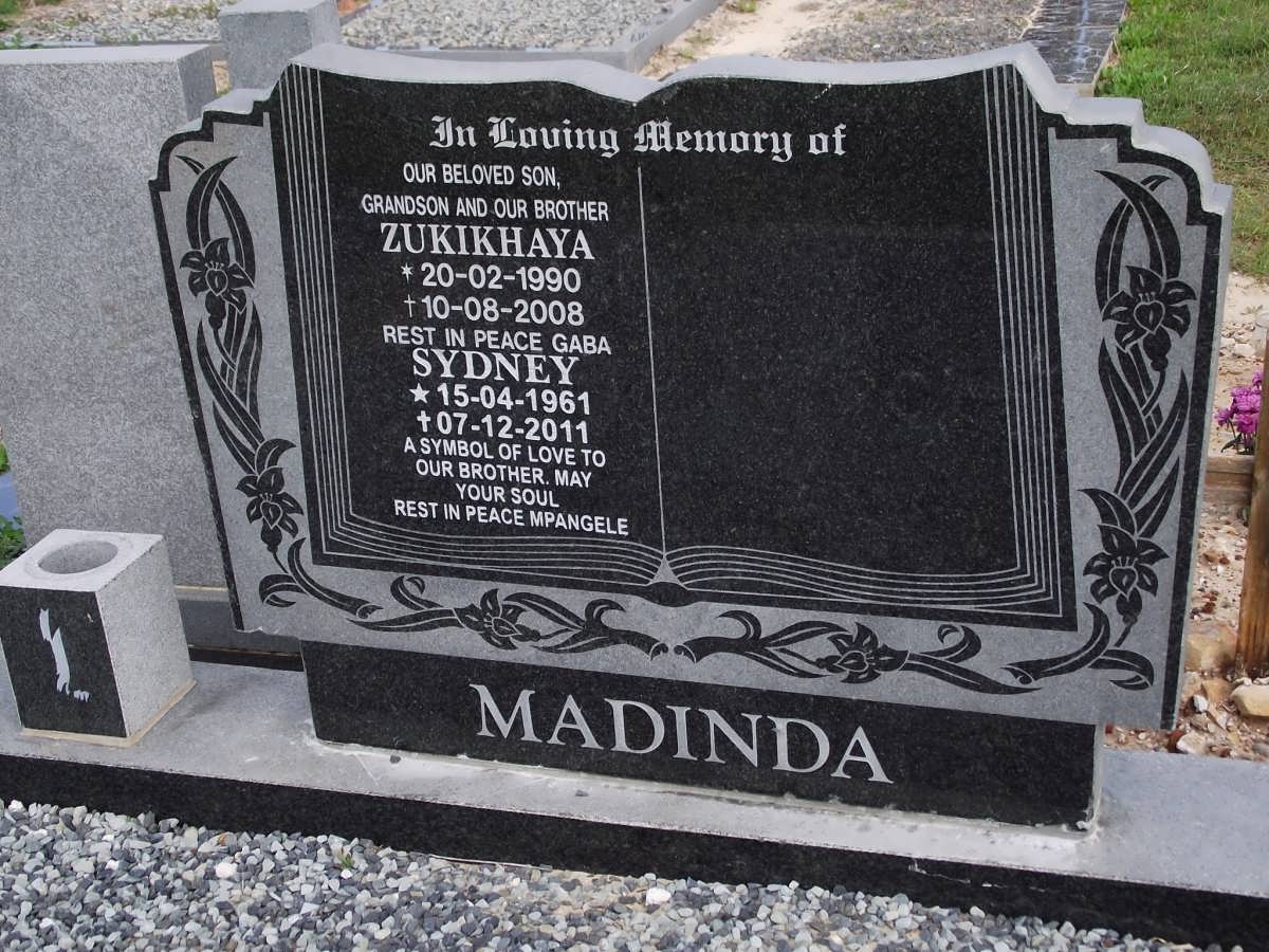 MADINDA Zukikhaya 1990-2008 :: MADINDA Sydney 1961-2011