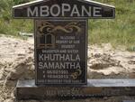 MBOPANE Khuthala Samantha 1993-2012