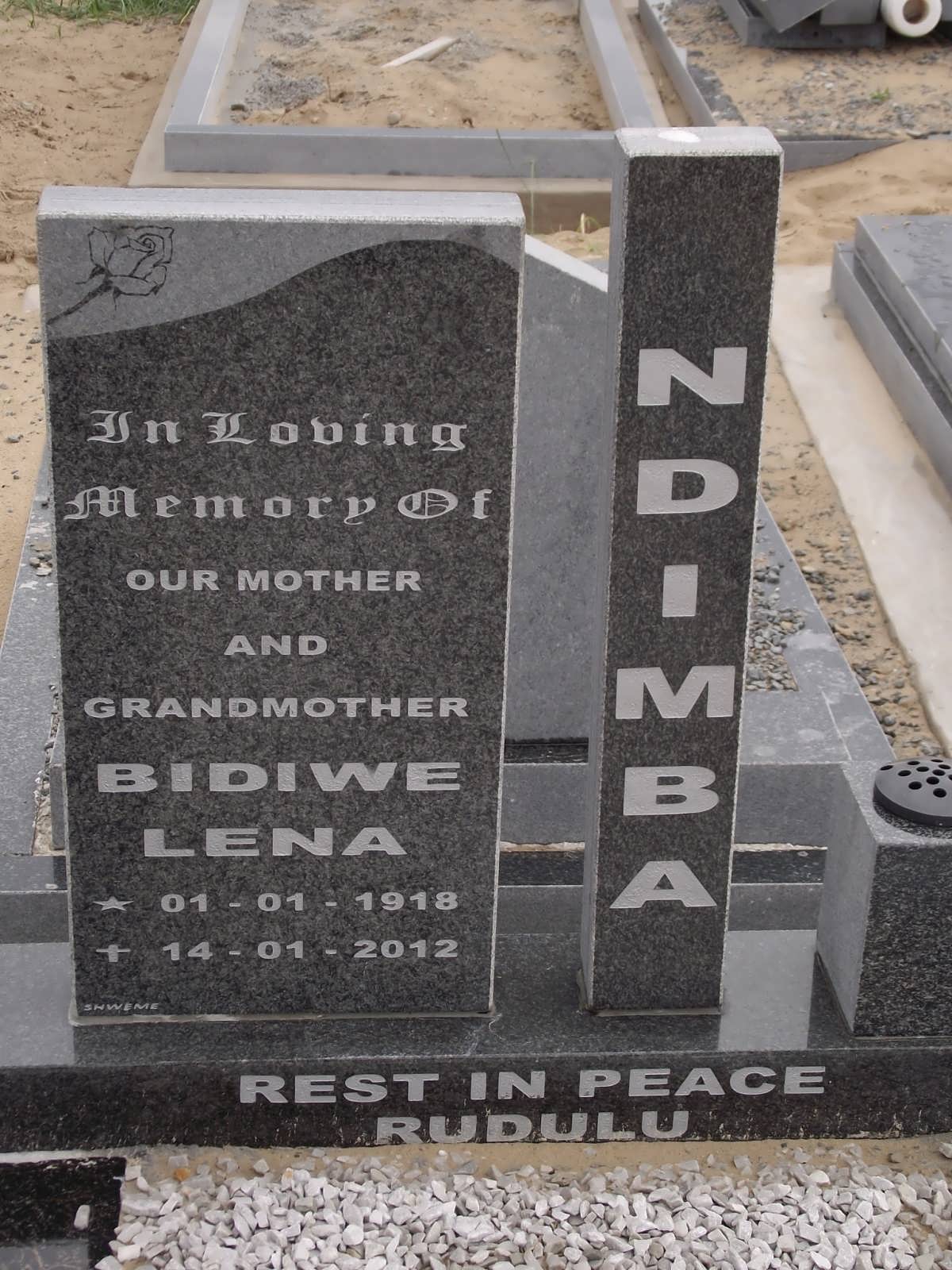 NDIMBA Bidiwe Lena 1918-2012