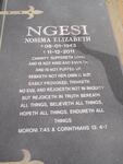 NGESI Nosima Elizabeth 1943-2011