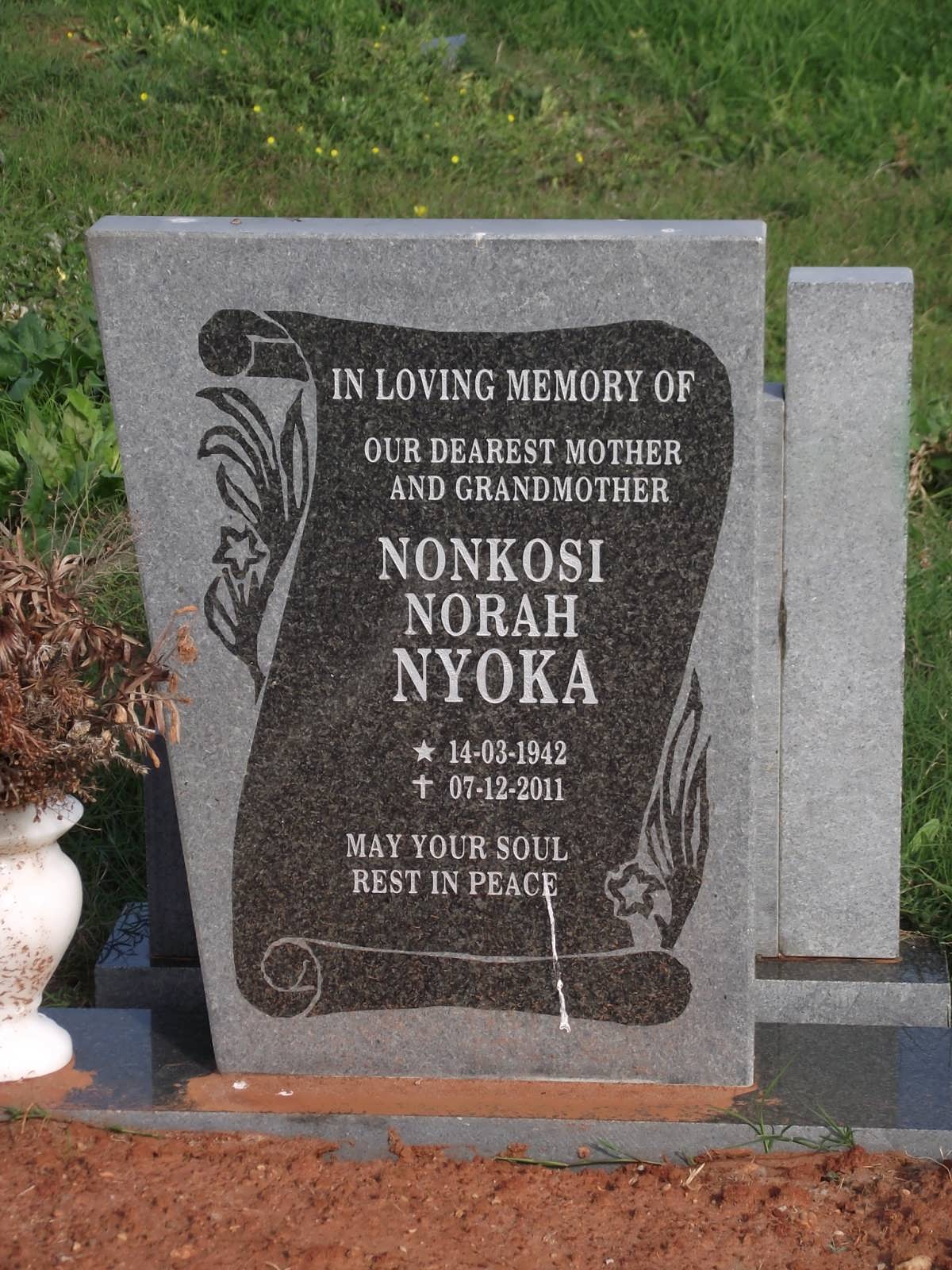 NYOKA Nonkosi Norah 1942-2011