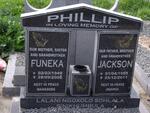 PHILLIP Jackson 1953-2011 & Funeka 1948-2008