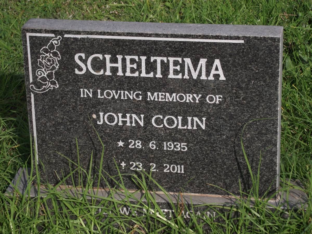 SCHELTEMA John Colin 1935-2011