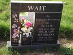 WAIT  Willie 1932-2011 & Marolina 1933-2011