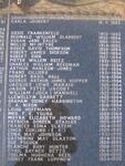 10. Memorial Plaque with list of names